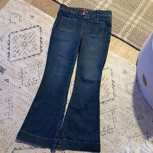 SPANX Dark Blue Flare Jeans